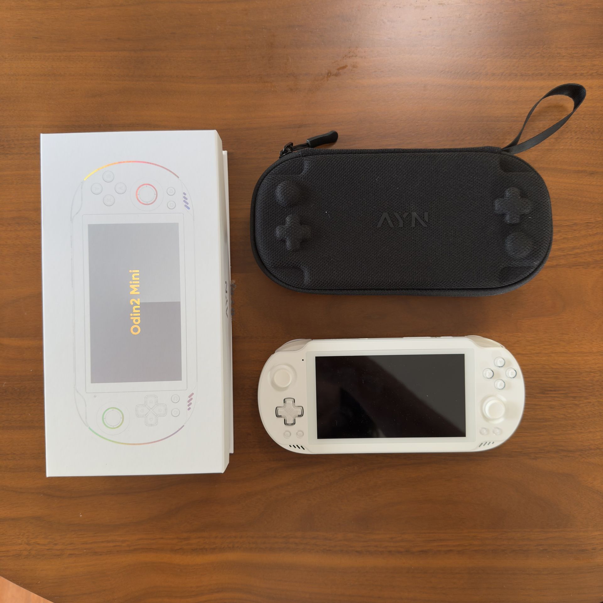 AYN Odin 2 Mini Pro (White) + 512GB MicroSD, Case for Sale in
