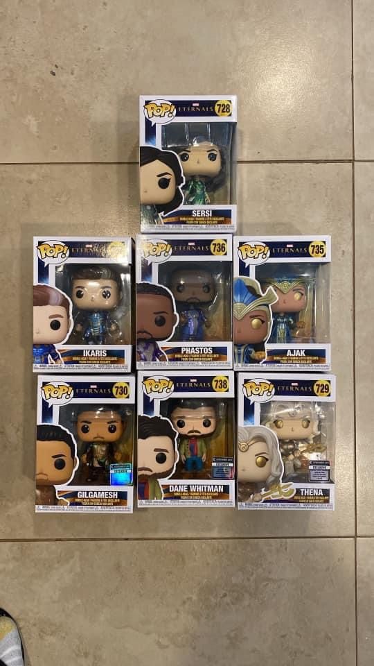Lot Of 7 Funko pops 