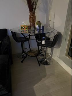 Dining table with chairs