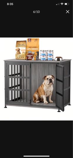 Dog Crate Furniture with 3 Doors
