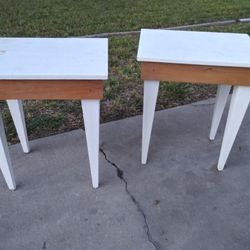 2 Wooden Tables