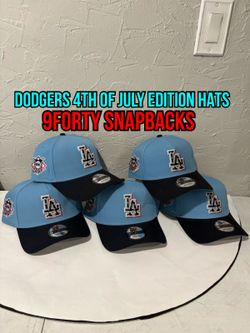 MLB new era Los Angeles Dodgers USA Holiday blue black red stars national league patch 9forty a frame SnapBack hats