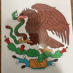 Escudo Mexicano Sticker 