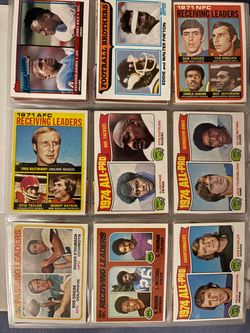 70’s and 80’s NFL Cards Rice Montana Ect.