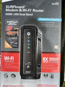 Motorola Modem & Wi-Fi Router N300