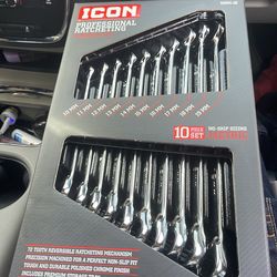 10 piece no skip metric ratcheting