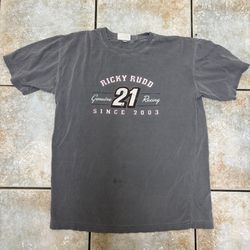 Vintage NASCAR Ricky Rudd tee size-L