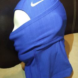 2026 Nike Pro Hyperwarm Hood Therma Fit Unisex • BLUE • Ski Mask Balaclava 