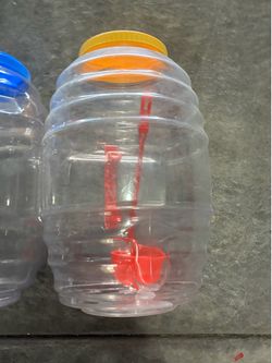 Plastic water jugs for parties