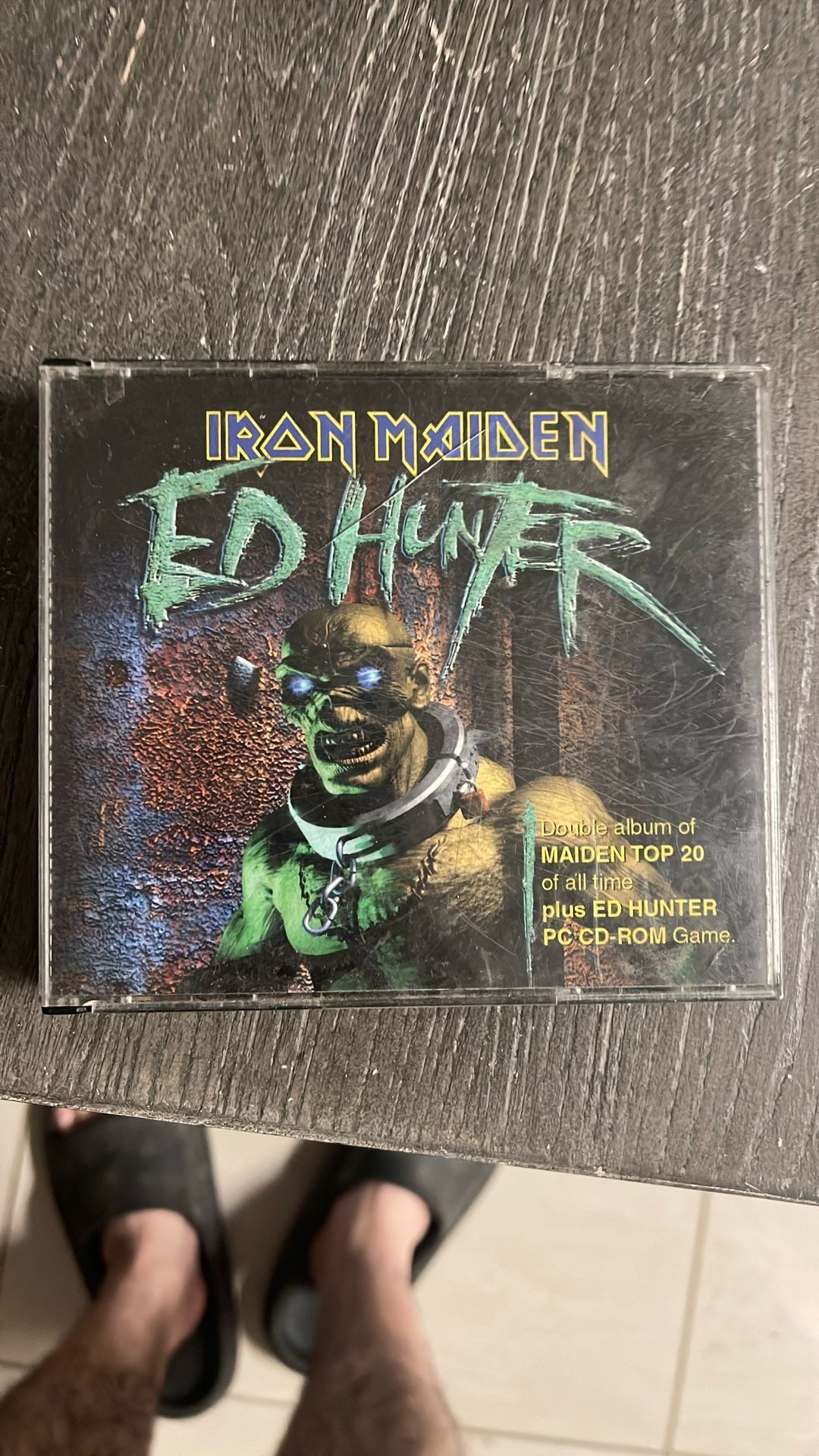 Iron Maiden Ed Hunter Video Game With Music Cd Vintage