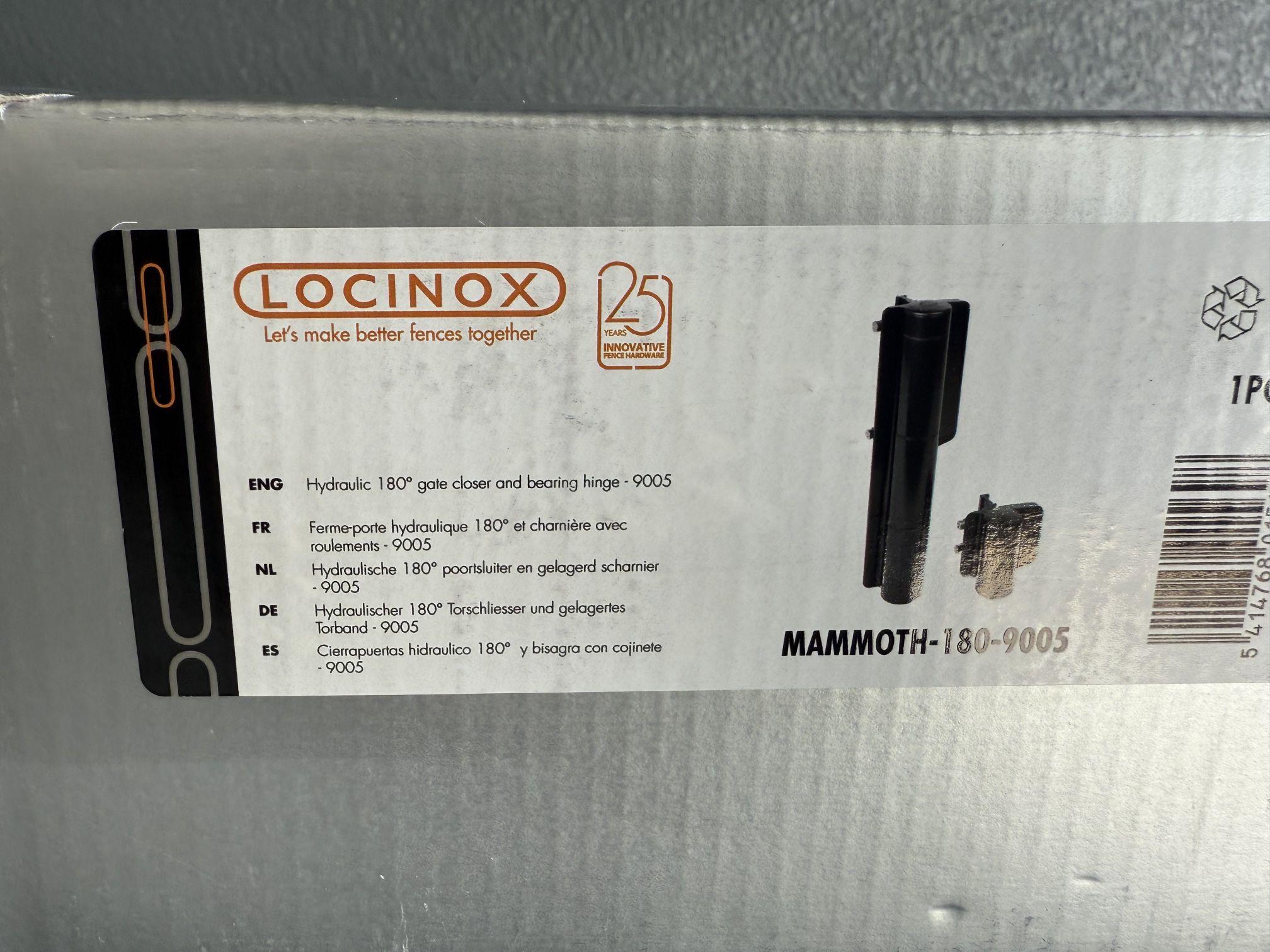 LOCINOX fences hinge TOP HINGE ONLY
