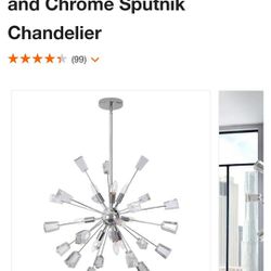 Home Decorators Collection

Kimberly 9-Light Crystal and Chrome Sputnik ChandelierDimensions
Chain Length (In.)
72 in
Fixture Depth (In.)
26 in
Fixtur