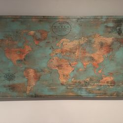 Canvas Of World Map