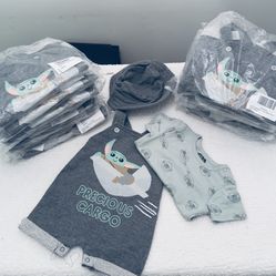 Brand New Little Boys Three-Piece Yoda Outfit