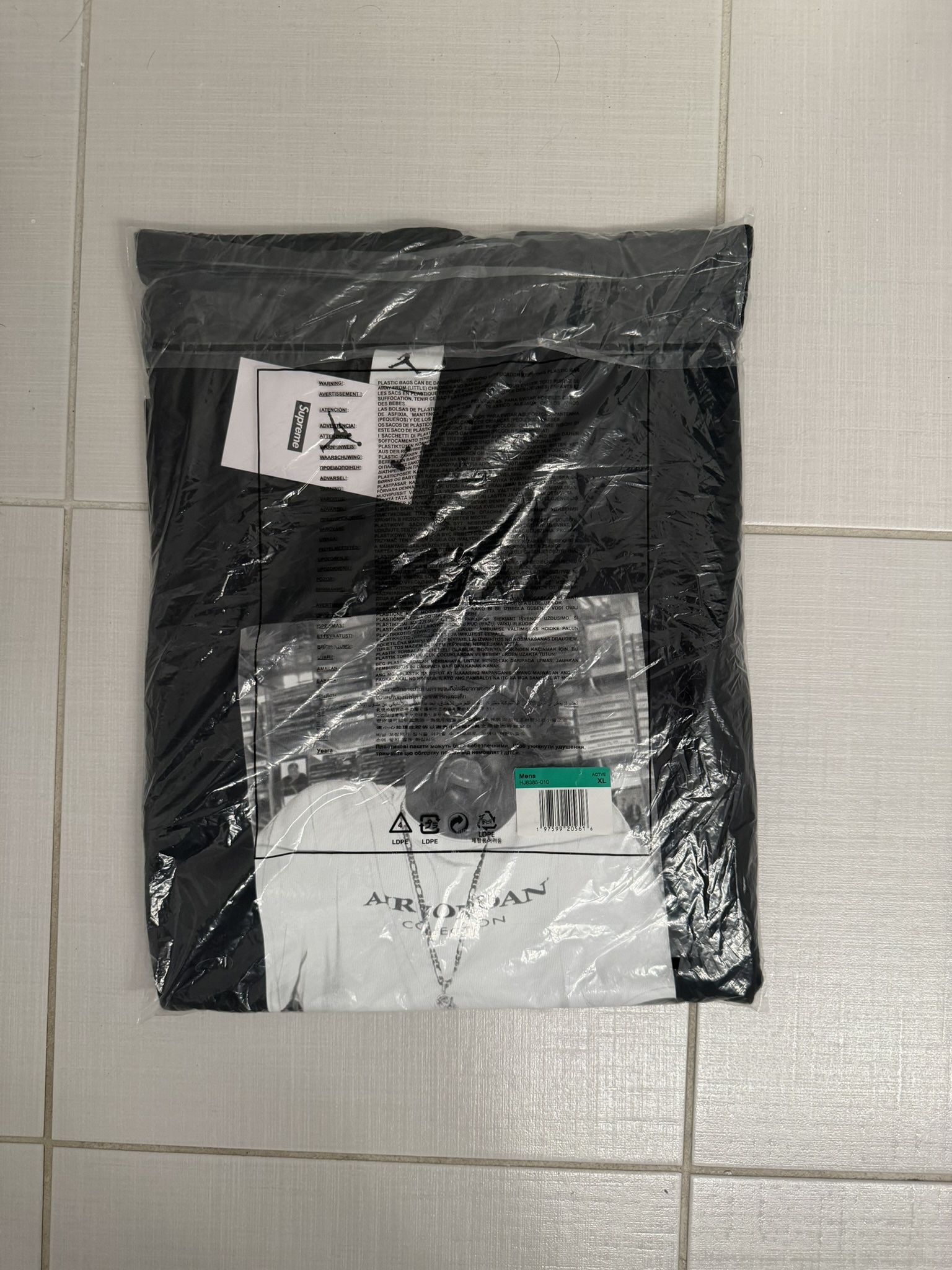 Supreme Jordan Biggie S/S Black