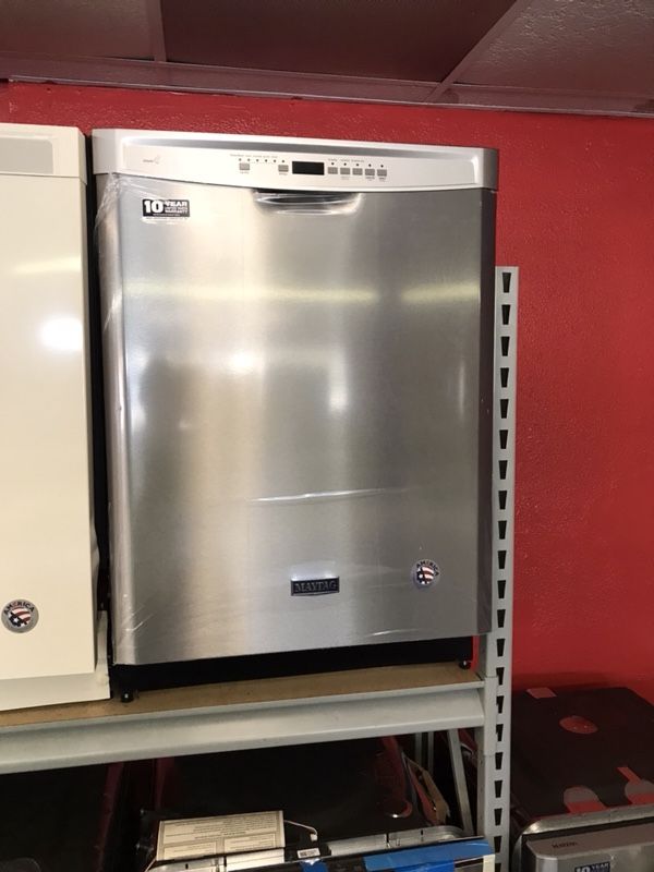 New scratch and dent Maytag stainless steel dishwasher 1 Year warranty