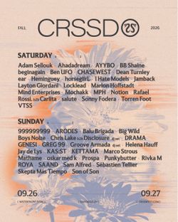 (2) CRSSD Two Day. Tickets