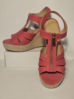 Michael Kors Berkley Wedge Heels Sz 9M