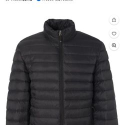 Weatherproof Men's Packable Down Jacket, size XL