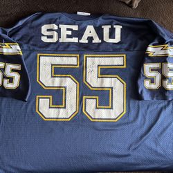 Junior Seau #55 Chargers Jersey 