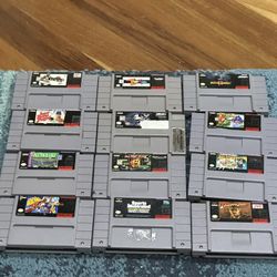 Super Nintendo Games $10-45 Each