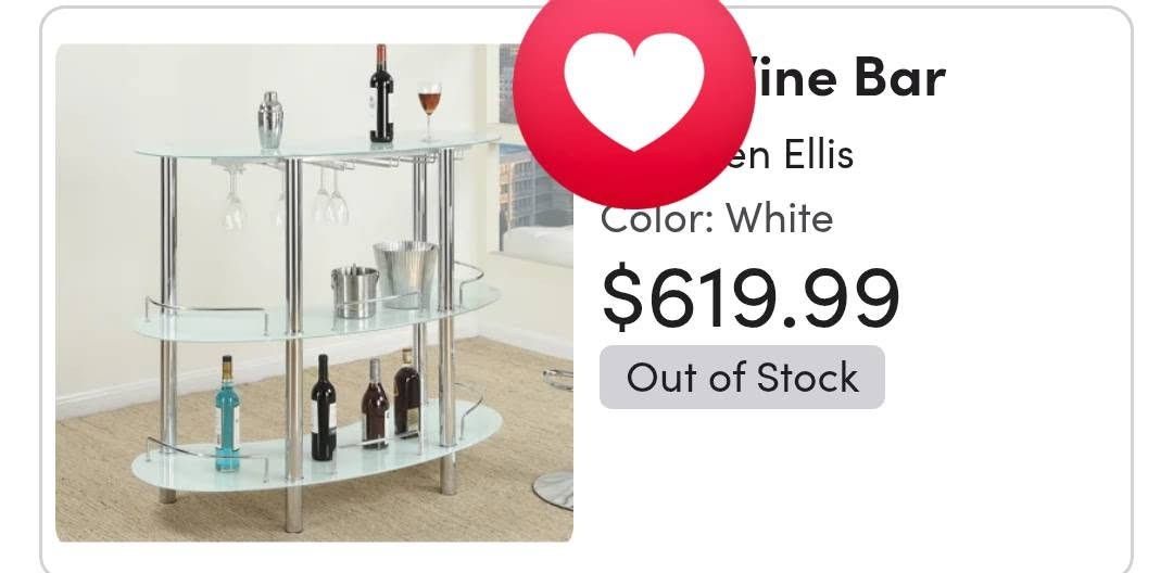 Stand Bar And Two Coffee Tables