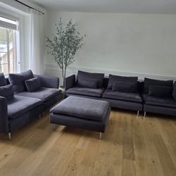 Ikea Sofas And Ottoman