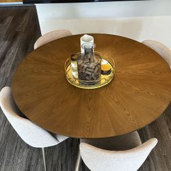 Round Dining Table And Chairs—West Elm 