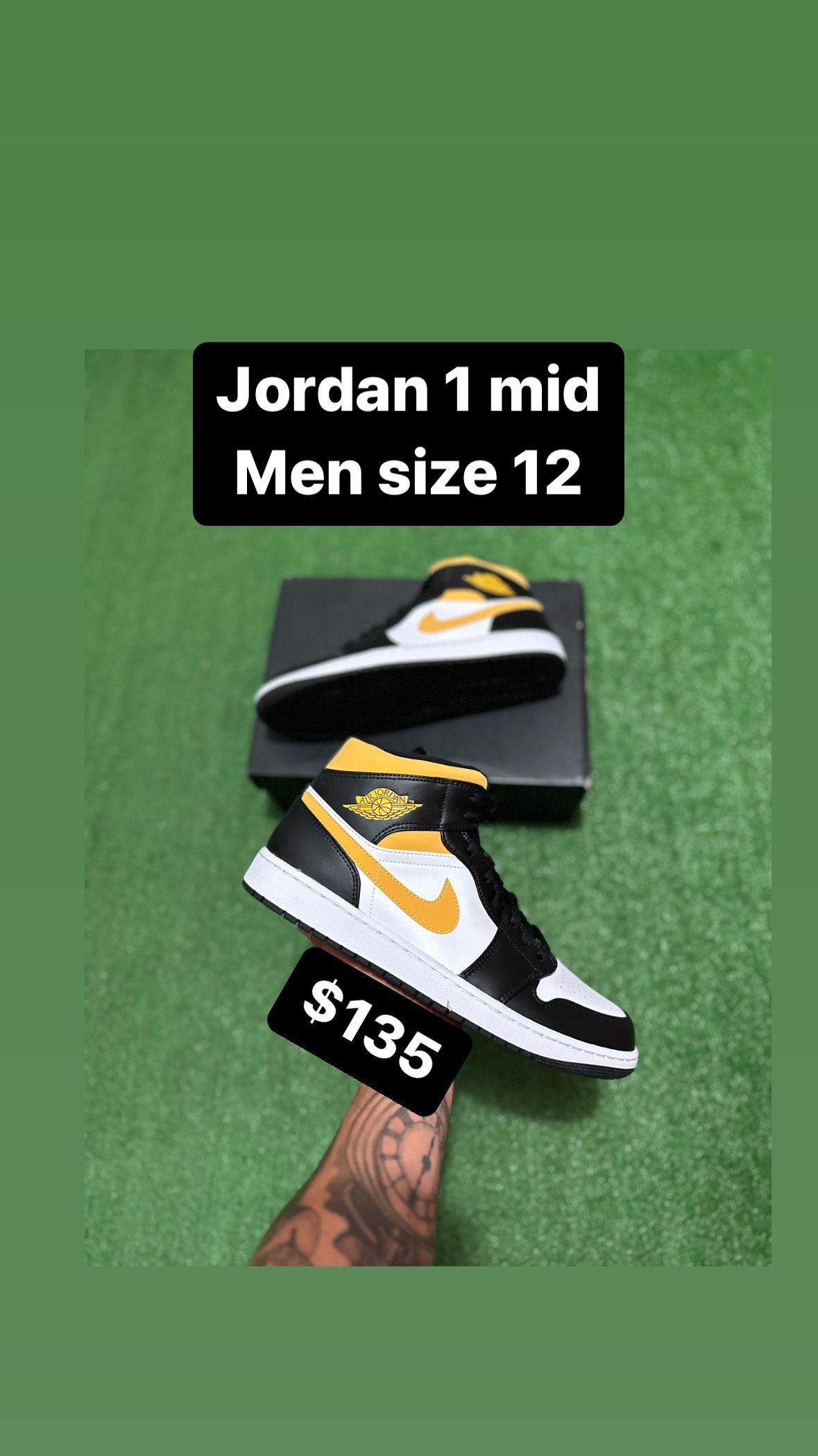 Jordan 1 Mid Pollen