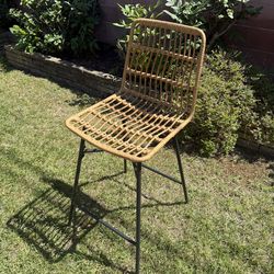 Wicker bar stools