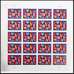 Deal 2021 Love Forever Stamps 5 Booklets ×20 Total 100 MNH First Class Mail