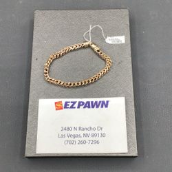 10kt Foxtail Bracelet 