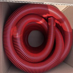 50’ 1-1/2” vacuum hose only asking $140 (financing available)  Red 