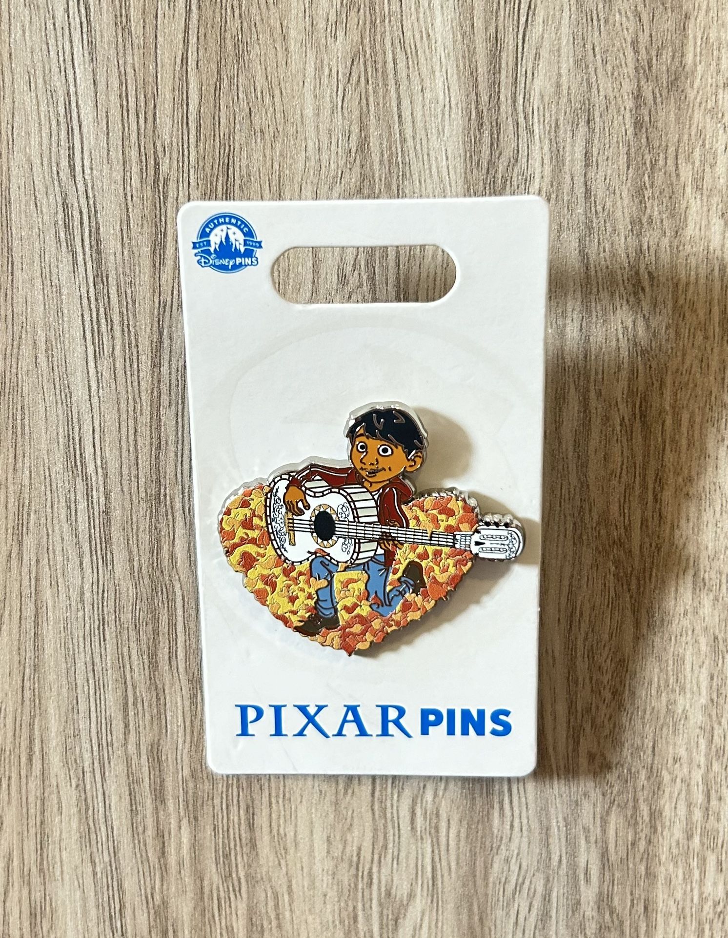 New Disney Pin Coco Miguel Guitar Flowers 2024 Disneyland
