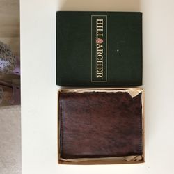New Hill&Archer Leather Wallet