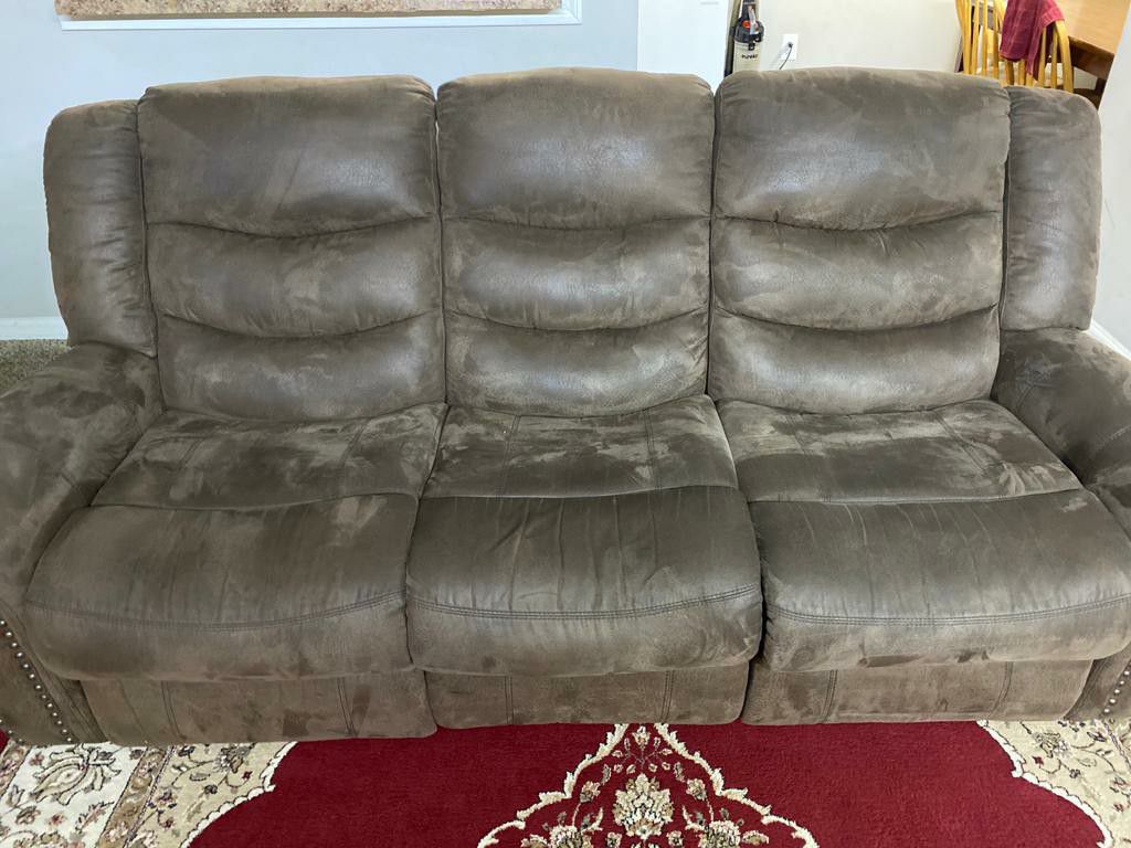 Recliner sofa set 3 piece