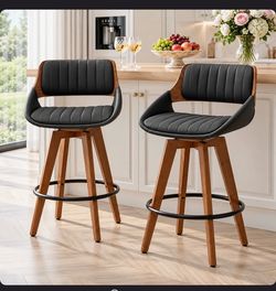 Jobani Swivel Stool (Set of 2)
