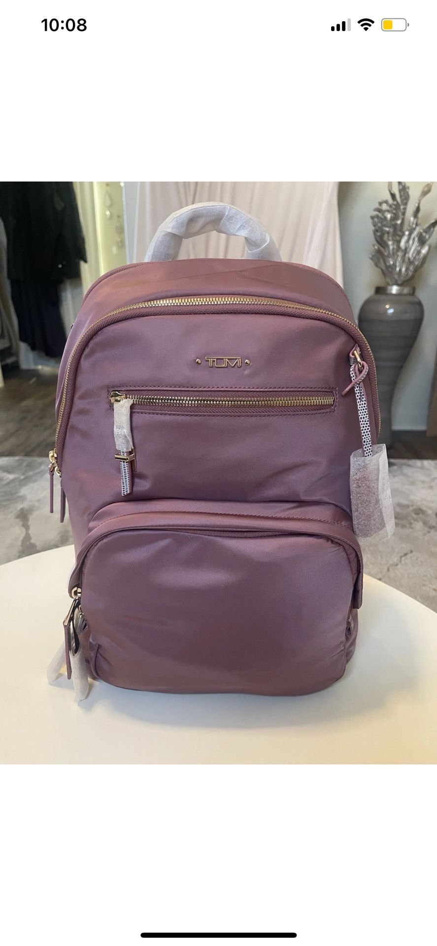 Tumi Voyageur HARRIET 14.25” Nylon Laptop Backpack the color, pink