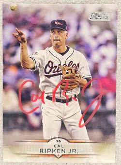 2025 Topps Stadium Club Cal Ripken Jr Autographed Card