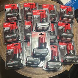 Milwaukee Batteries For Sale 5.0 High Output 