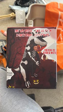 Inflatable Skelton dinosaur kids