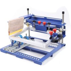 NEW OPEN BOX OUKANING Cylindrical Screen Printing Manual Cylinder Press Printer 6.7" Diameter For Pen/Cup/ Mug/Bottle