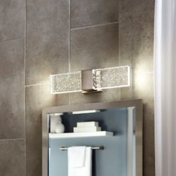 Waldorf 24-in 1-Light Brushed Nickel Integrated LED Modern/contemporary Vanity light bar