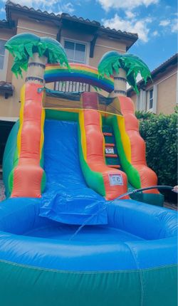 Water slide bounce house for sale with blower