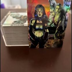 “RAZOR” Everette Hartsoe’s 96 KROME CHROMIUM CARD SET. (1-90)+2 FACTORY SEALED “MEGA”CHROMIUM CARDS PREVIEW SETS🙌😎