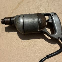 Vintage Black & Decker Drill Press With Drill