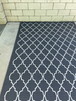 Gray ikea rug like new condition super clean