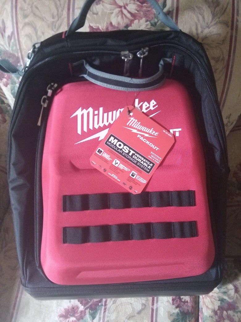 Milwaukee Pack Out Back Pack (Brand New)