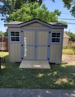 Outdoor Wood Storage Shed