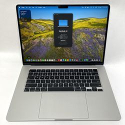 2024 Apple MacBook Air 15" (512GB SSD, Apple M3, 16GB) silver laptop+ APPLE CARE